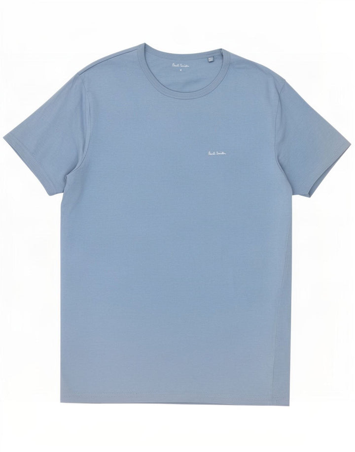 T-shirt męski Paul Smith, mały, niebieski, bawełniany