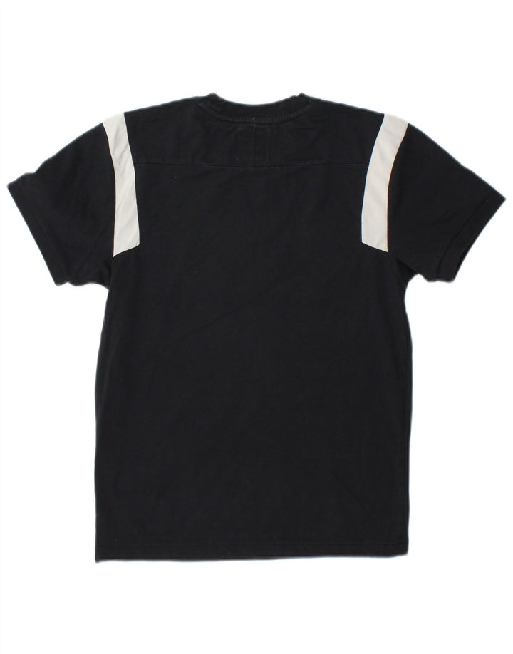 T-shirt chłopięcy Umbro w wieku 9–10 lat, bawełniany w kolorze średniej czerni
