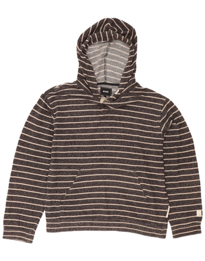 Damski sweter oversize Rip Curl z kapturem UK 10 w małe szare paski