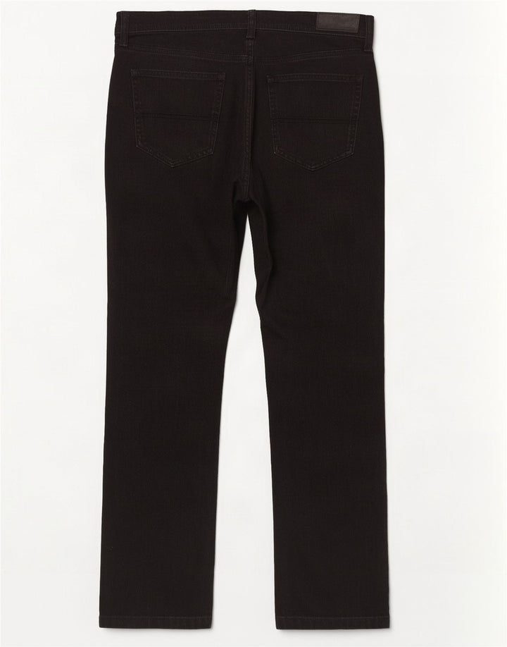 Męskie jeansy Marks & Spencer Regular Straight W36 L31 Czarne bawełniane
