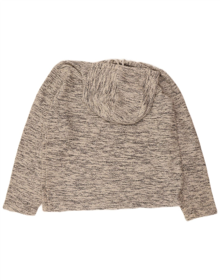 Męski sweter z kapturem WEIRD FISH, mały, szary, nakrapiany