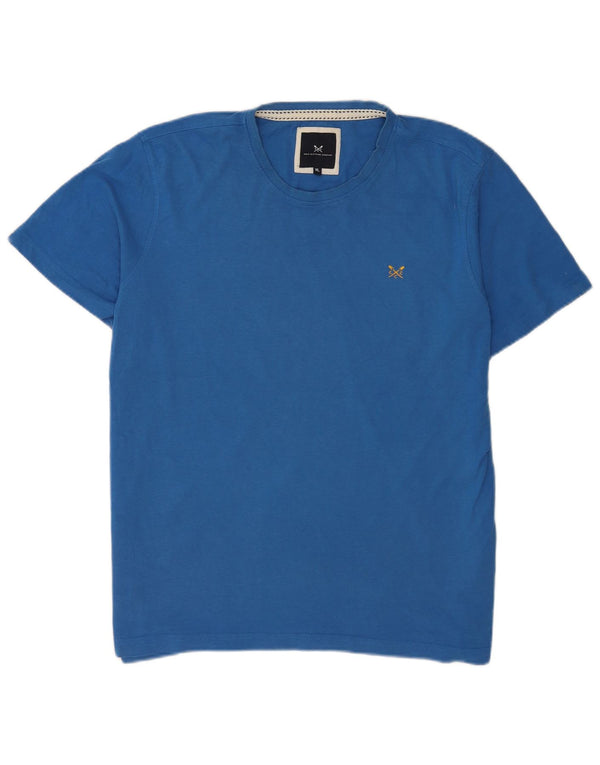 Crew Clothing Męska koszulka z krótkim rękawem, góra XL, niebieska bawełna