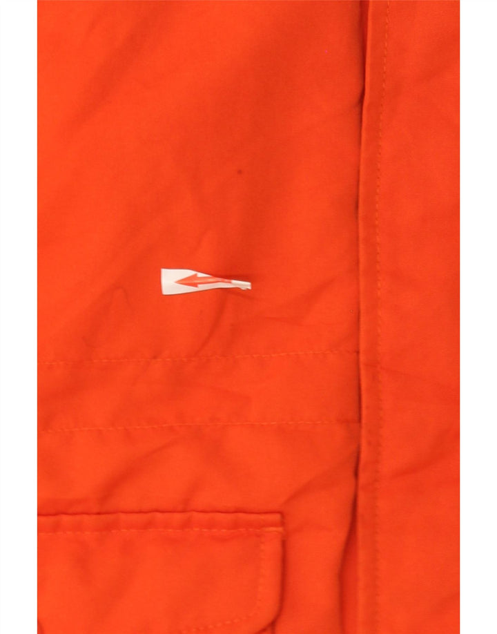 Chłopięca kurtka parka z kapturem GAP 11-12 lat XL, pomarańczowa, poliestrowa