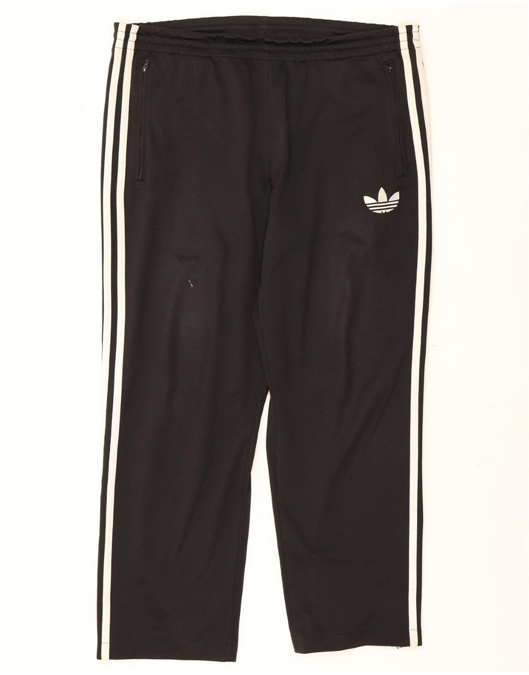 ADIDAS Mens Tracksuit Trousers Medium Black Polyester Vintage Adidas and Second-Hand Adidas from Messina Hembry 