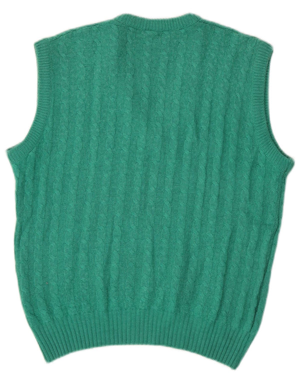 Damski podkoszulek VINTAGE z kamizelką UK 14, średni zielony