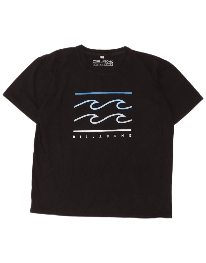 Męski T-shirt z grafiką Billabong, średni czarny