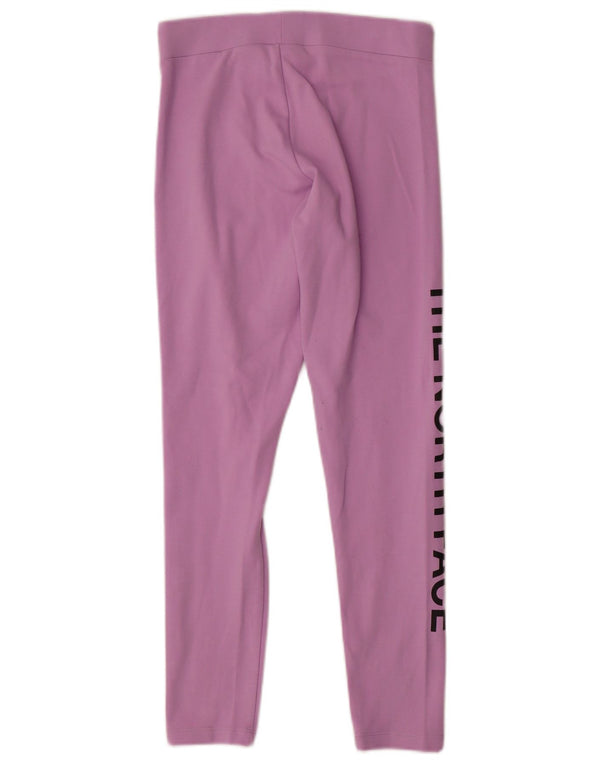 Dziewczęce legginsy z grafiką THE NORTH FACE 14-15 lat XL, fioletowa bawełna