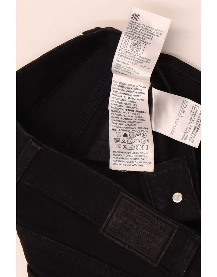 Damskie jeansy Levi's Skinny W29 L30 Czarna bawełna