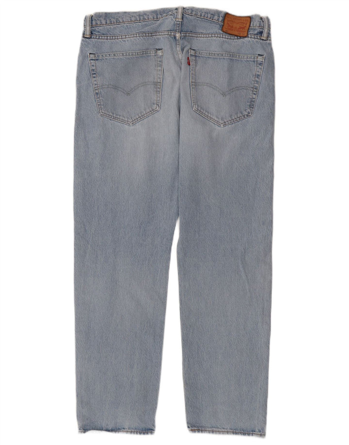 Męskie jeansy Levi's 502 Tapered W36 L32 Niebieskie bawełniane