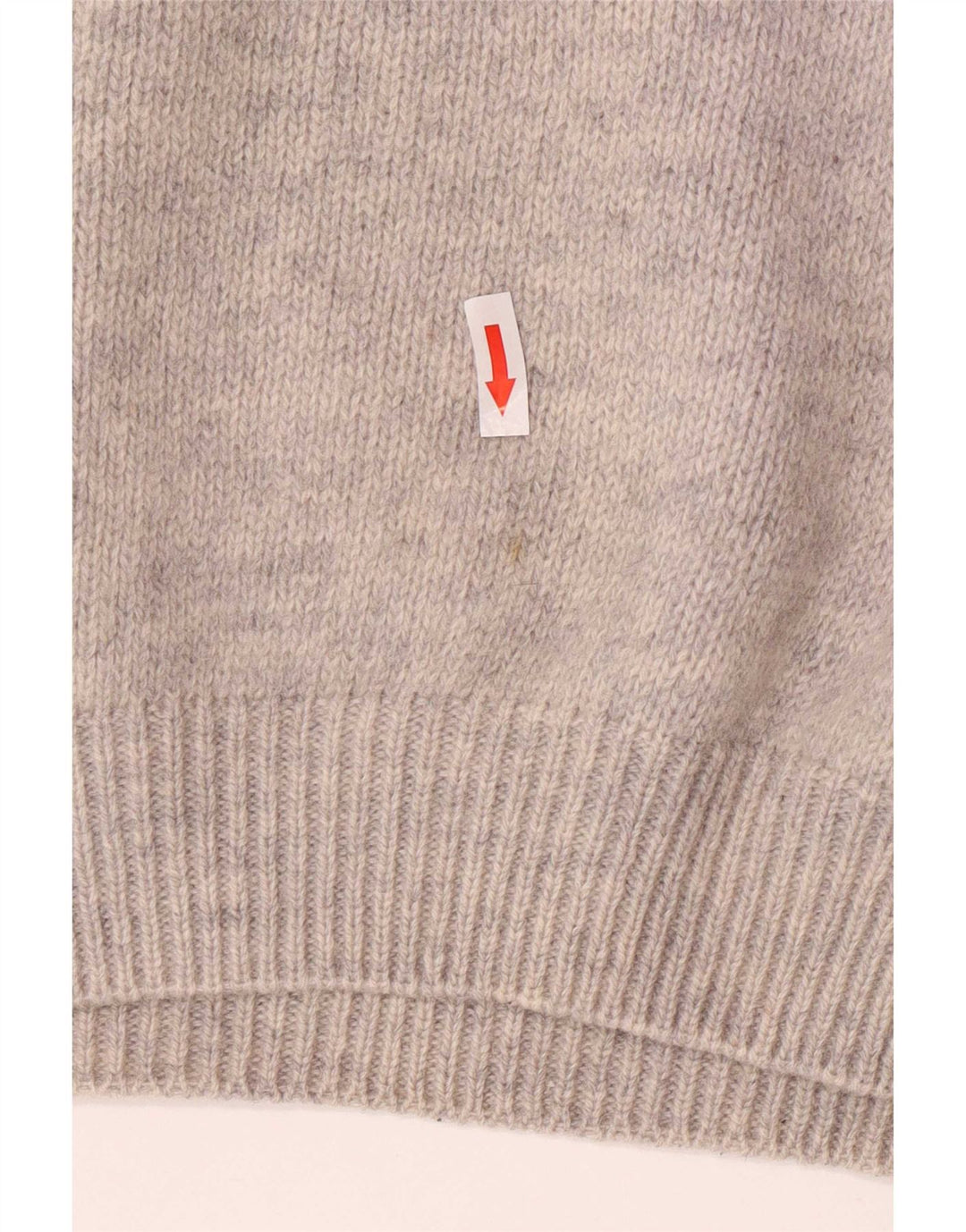 Męski sweter z golfem Sisley XL, szary, z blokami kolorów, wełniany