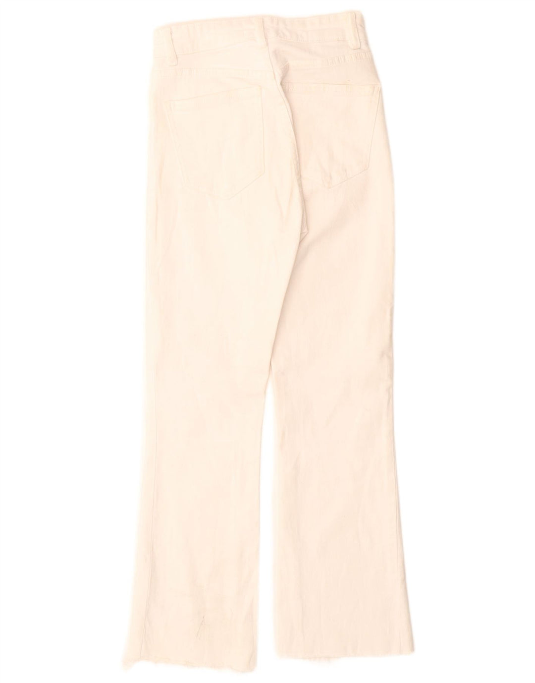Jeansy Bootcut Zara Damskie z wysokim stanem EU 34 2XS W24 L26 Off White