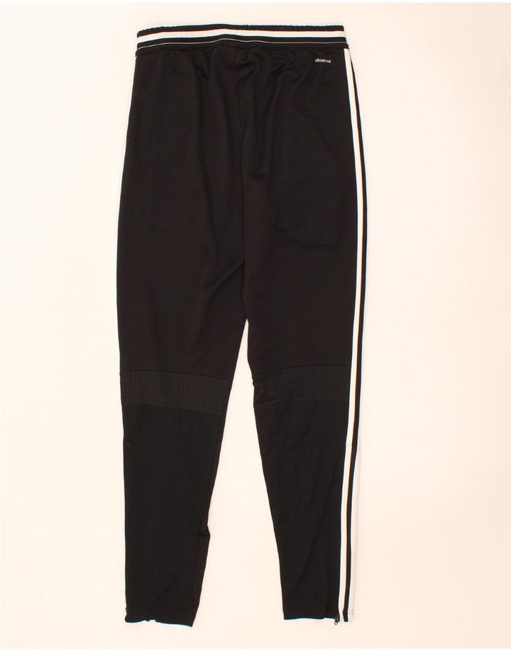ADIDAS Mens Climalite Tracksuit Trousers Small Black Polyester Vintage Adidas and Second-Hand Adidas from Messina Hembry 