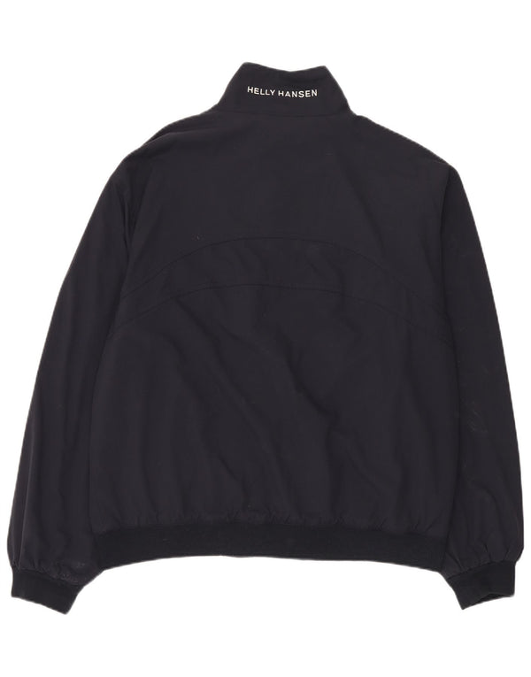 Męska kurtka bomber Helly Hansen UK 40, duża, granatowa, nylonowa