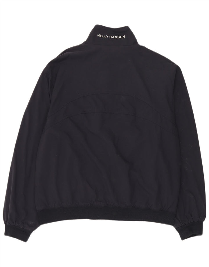 Męska kurtka bomber Helly Hansen UK 40, duża, granatowa, nylonowa