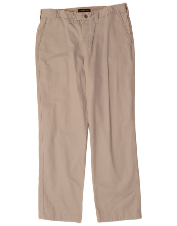 DOCKERS Męskie spodnie chino w kolorze khaki W36 L34 Beżowa bawełna