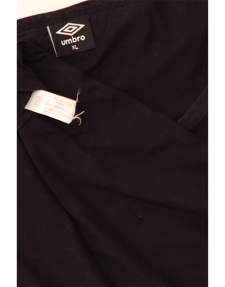 Top damski pod kamizelkę UMBRO UK 18 XL, czarna bawełna