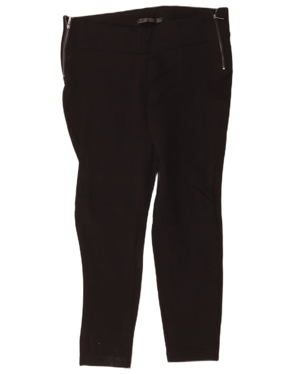 Spodnie damskie Zara Trafaluc Slim Casual, duże W30 L26 Czarna wiskoza