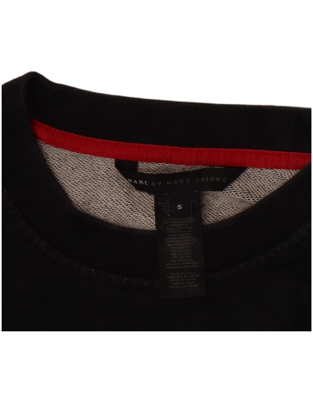 Męska bluza z grafiką Marc Jacobs, mała, granatowa, bawełniana