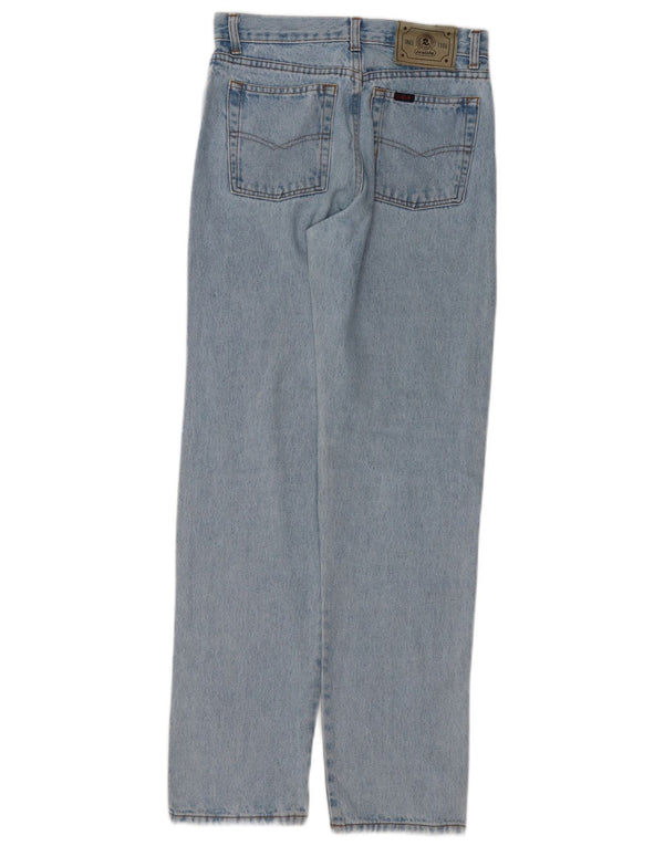 Invicta Dziewczęce proste dżinsy z wysokim stanem 13-14 lat W26 L31 niebieska bawełna