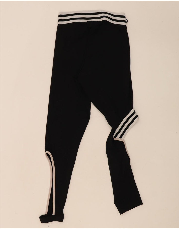 Damskie legginsy Adidas Rita Ora UK 8 Mały czarny poliester z blokami kolorów
