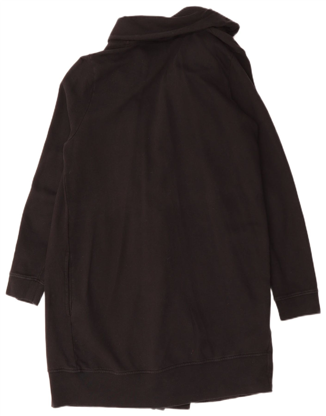 ALL SAINTS Damski sweter oversize o przedłużonym kroju UK 14, średni czarny