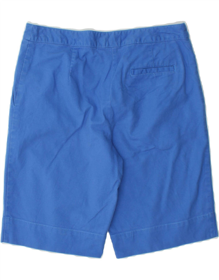 IZOD Womens Stretch Chino Shorts US 8 Medium W31  Blue Cotton Vintage Izod and Second-Hand Izod from Messina Hembry 