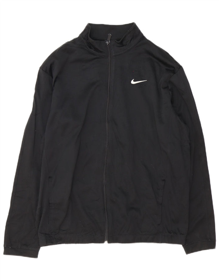 Męska kurtka dresowa NIKE Therma-Fit, duża, czarna, z poliestru