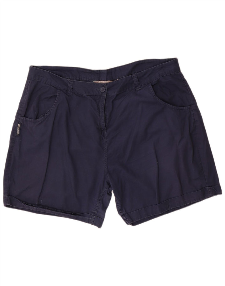 Spodenki damskie MOUNTAIN WAREHOUSE UK 18 XL W40 Granatowe, bawełniane