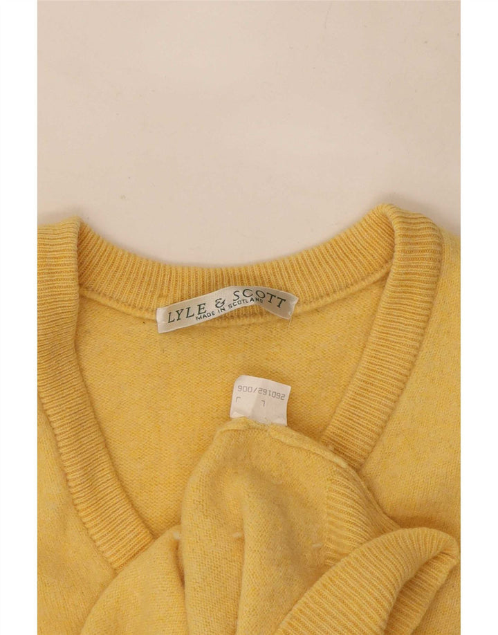 Podkoszulek męski Lyle & Scott z kamizelką, duży, żółty