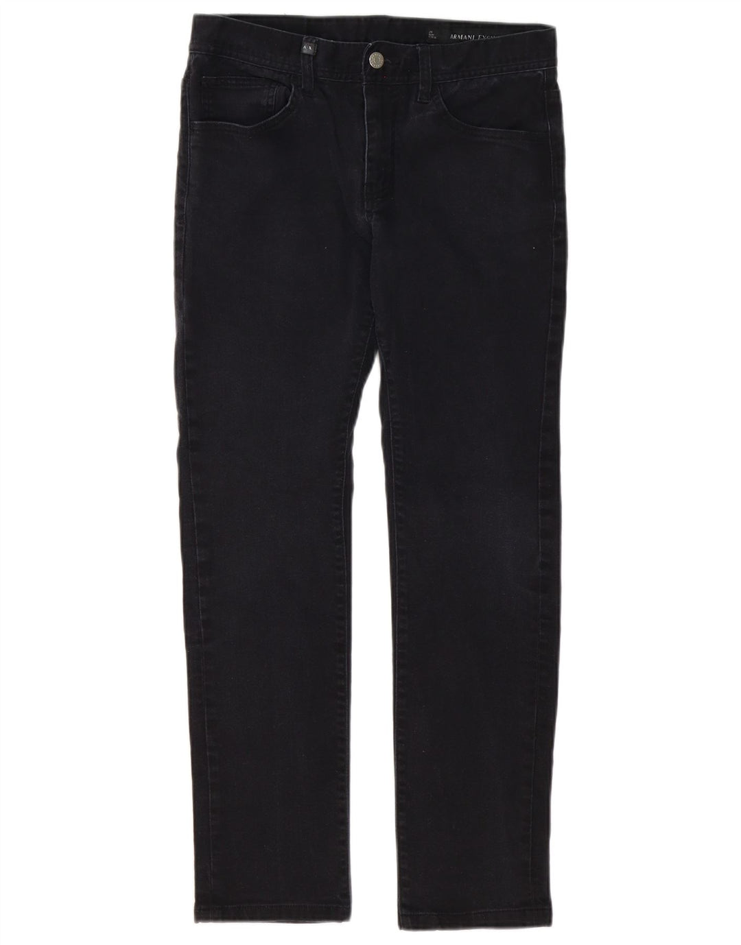 Damskie jeansy Armani Exchange W31 L29 Czarne bawełniane