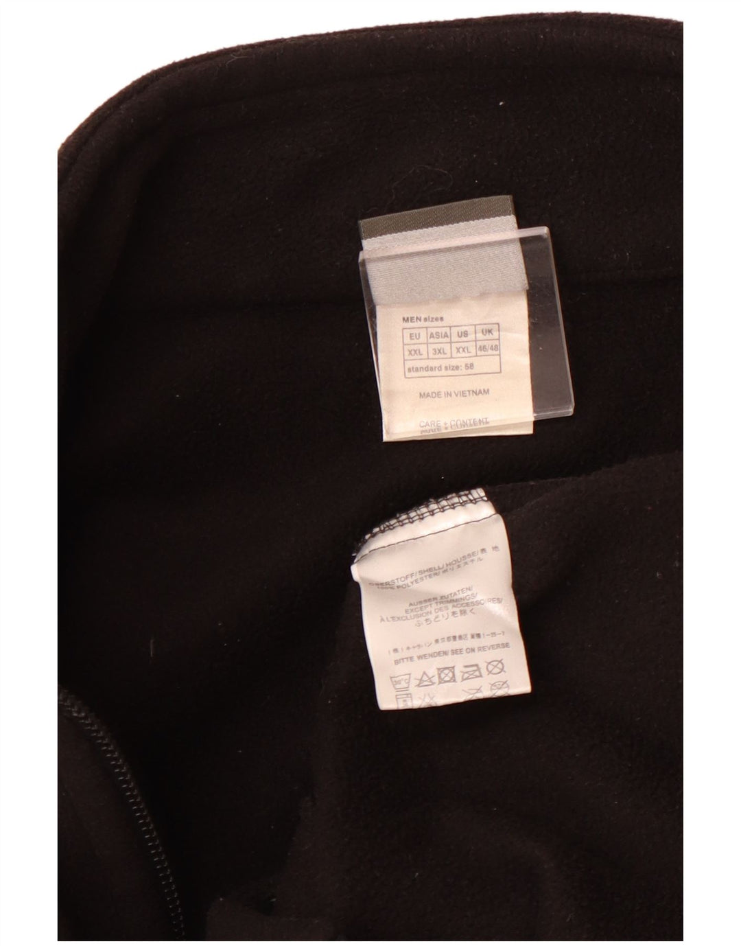 Męska kurtka polarowa Jack Wolfskin UK 46/48 2XL Czarny poliester