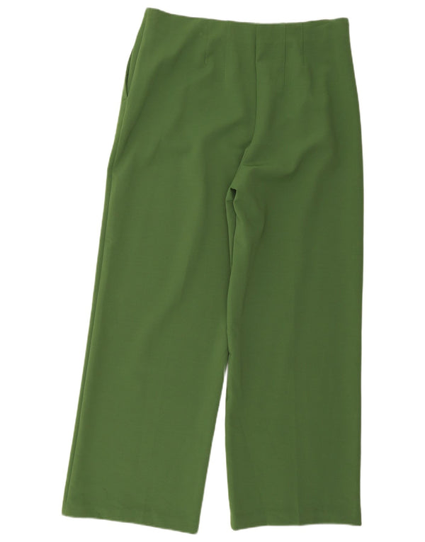 Marks & Spencer Damskie spodnie codzienne z wysokim stanem UK 16, duże W32 L28 Zielone