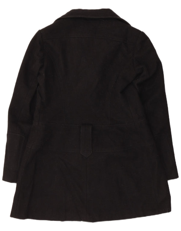 Guess damski płaszcz grochowy UK 18 XL, czarny, wełniany