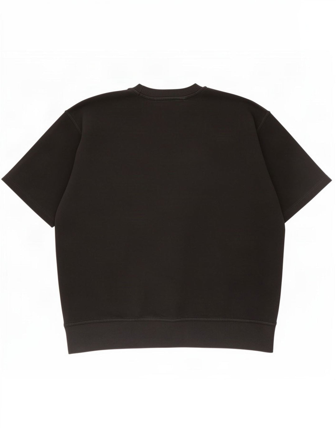 Męska bluza z krótkim rękawem Zara XL, czarna, bawełniana