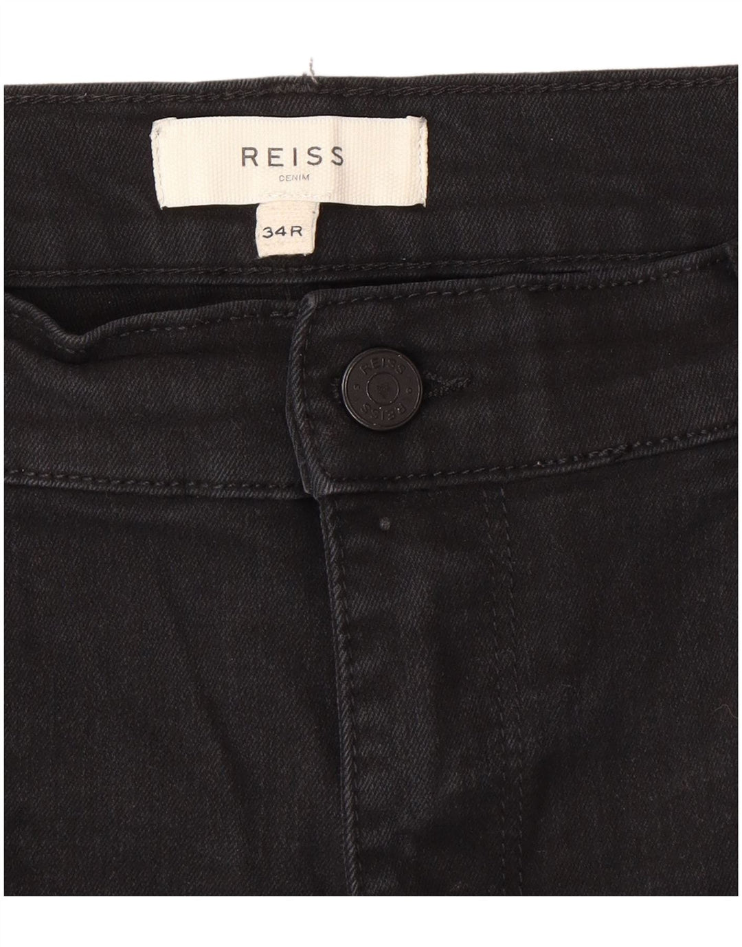 Męskie dżinsy Reiss W34 L30 Szara bawełna