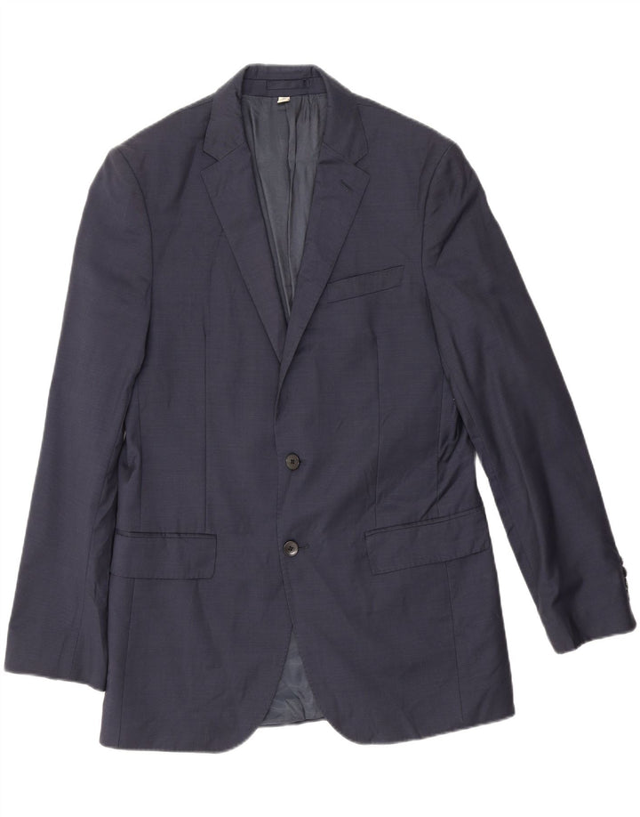 Męska marynarka Marks & Spencer Longline UK 40, średni granat