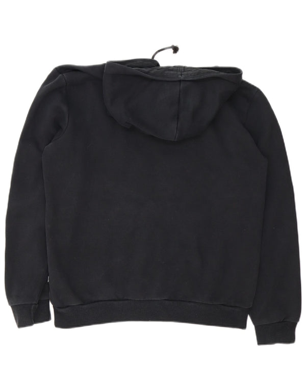 Damski sweter z kapturem Puma z grafiką UK 16, duży, czarny, bawełniany