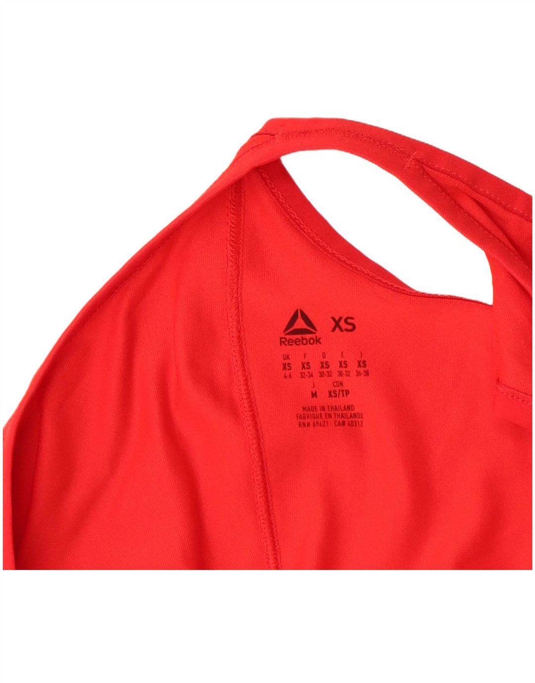 Damska kamizelka z grafiką REEBOK Bodypump UK 4/6 XS czerwona