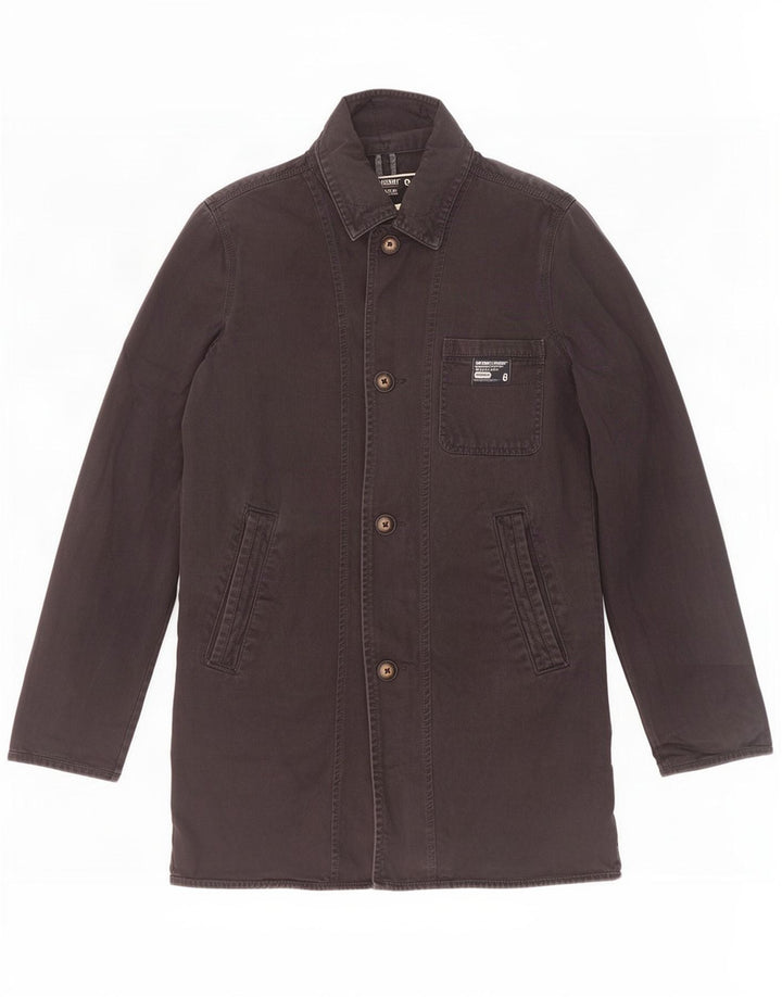 Męska kurtka parka Superdry UK 36, mała, czarna, bawełniana