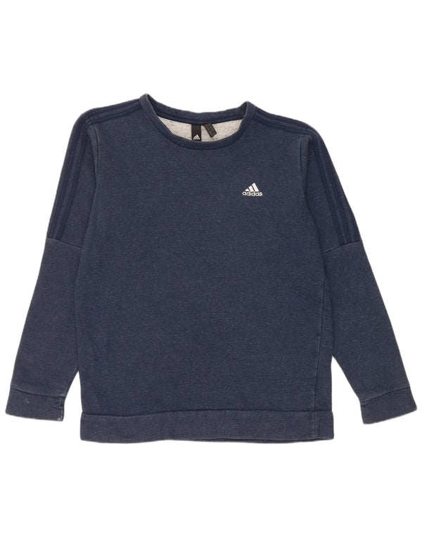 Adidas Męska Bluza Sweter Średni Granatowy Bawełna