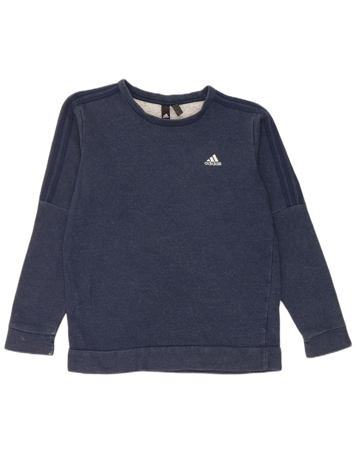 Adidas Męska Bluza Sweter Średni Granatowy Bawełna