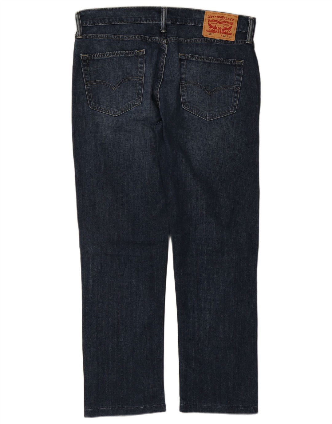 Męskie jeansy LEVI'S 511 Slim W34 L28 Niebieska bawełna