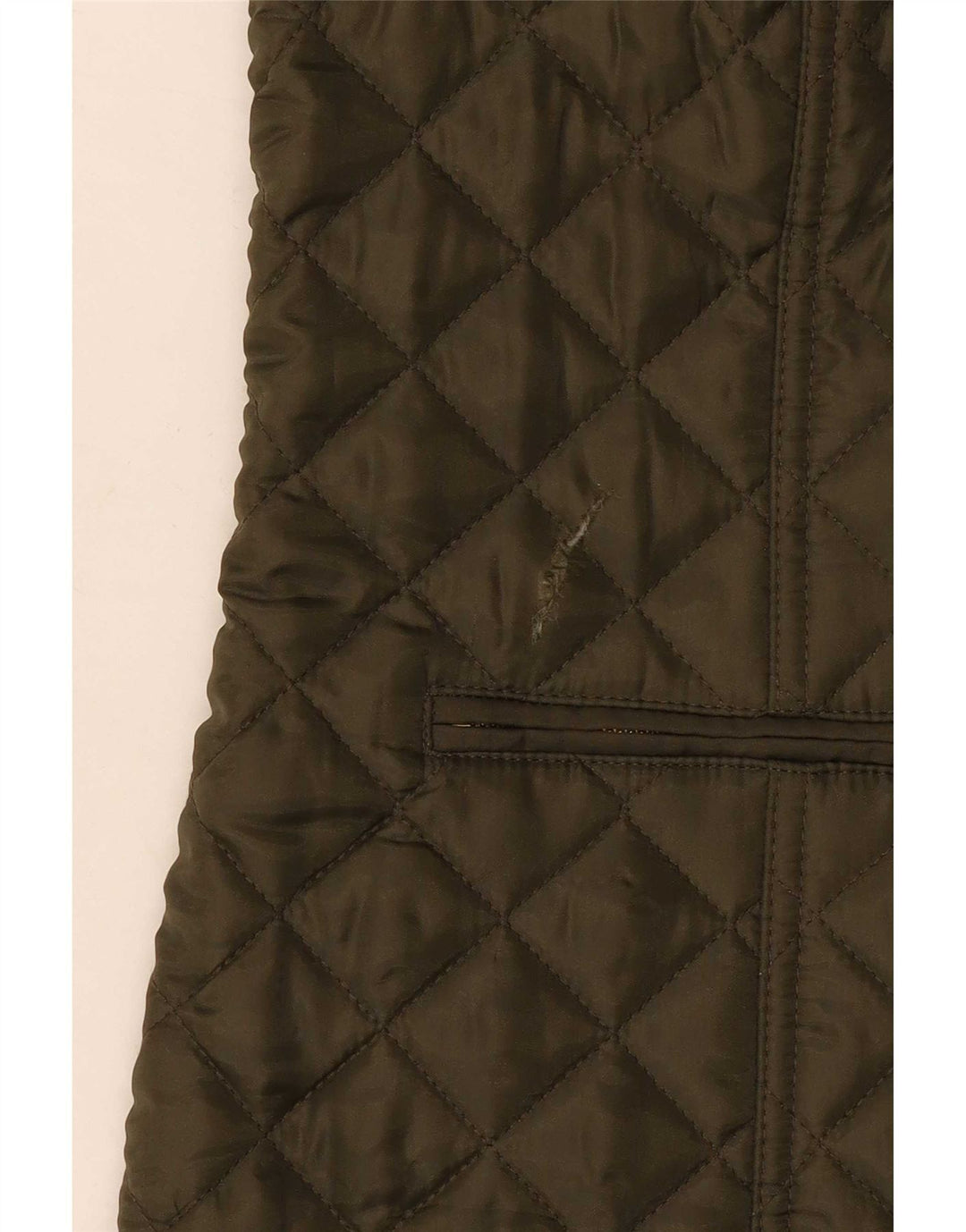 Damska pikowana kamizelka Tommy Hilfiger UK 12, średni khaki, poliester
