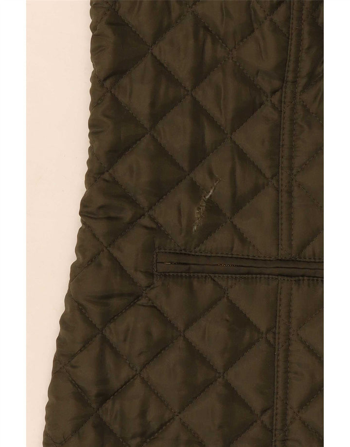 Damska pikowana kamizelka Tommy Hilfiger UK 12, średni khaki, poliester