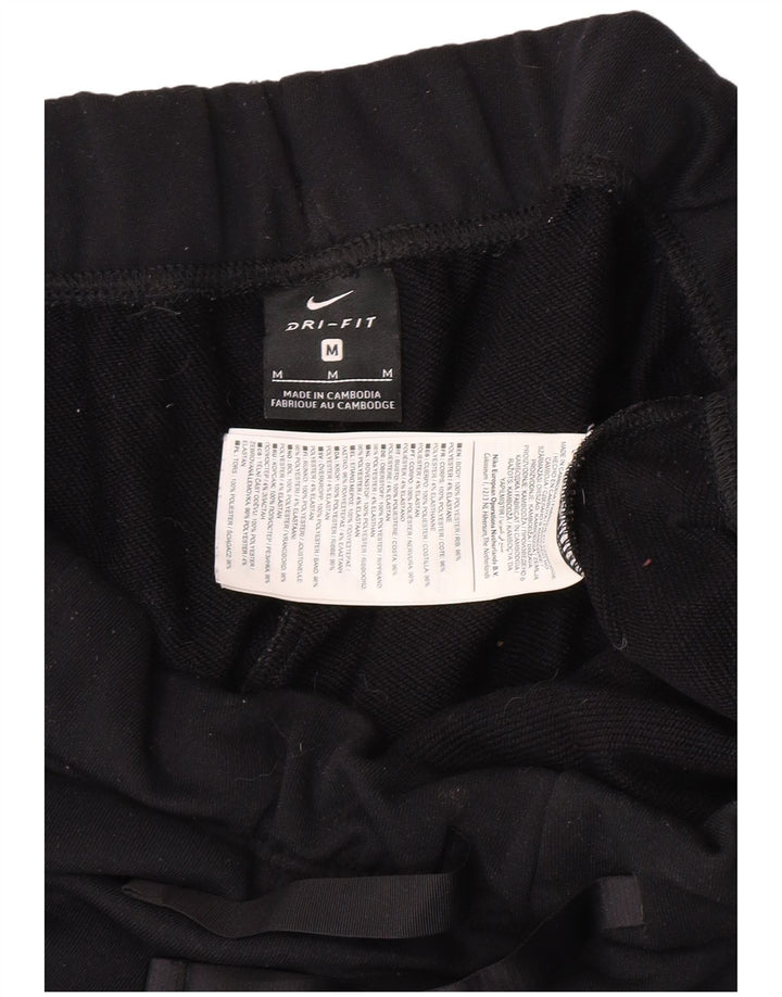 Damskie spodnie dresowe Nike Dri Fit Joggery, średni czarny poliester