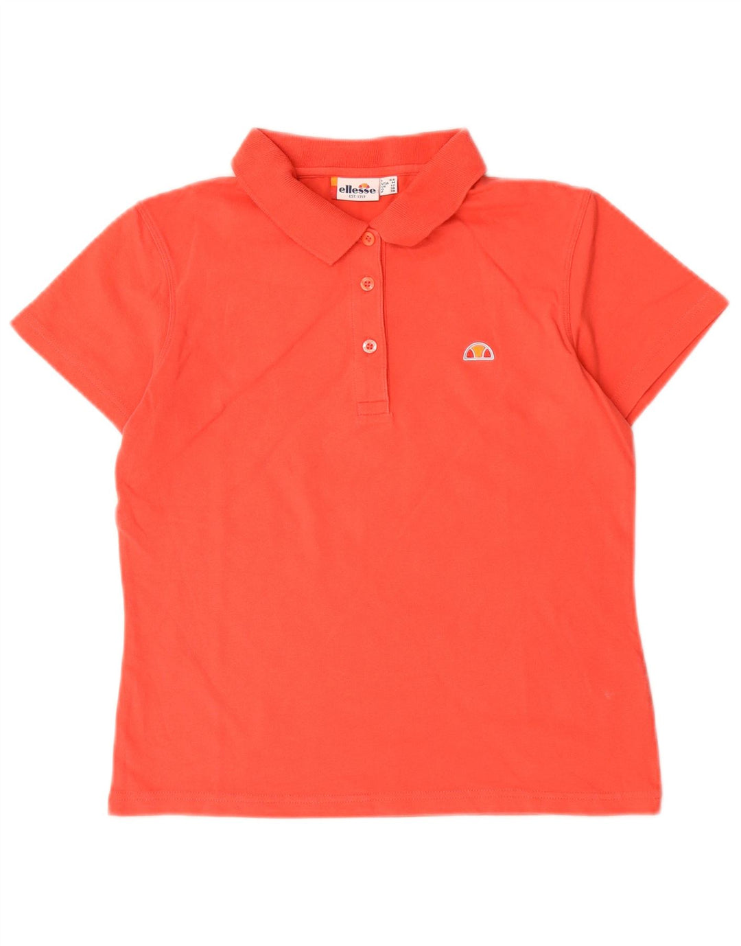 Damska koszulka polo Ellesse UK 12, średnia czerwona bawełna