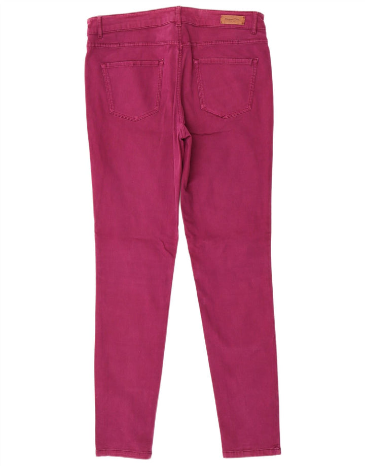 Damskie jeansy Skinny Massimo Dutti EU 40 Medium W30 L30 Fioletowe