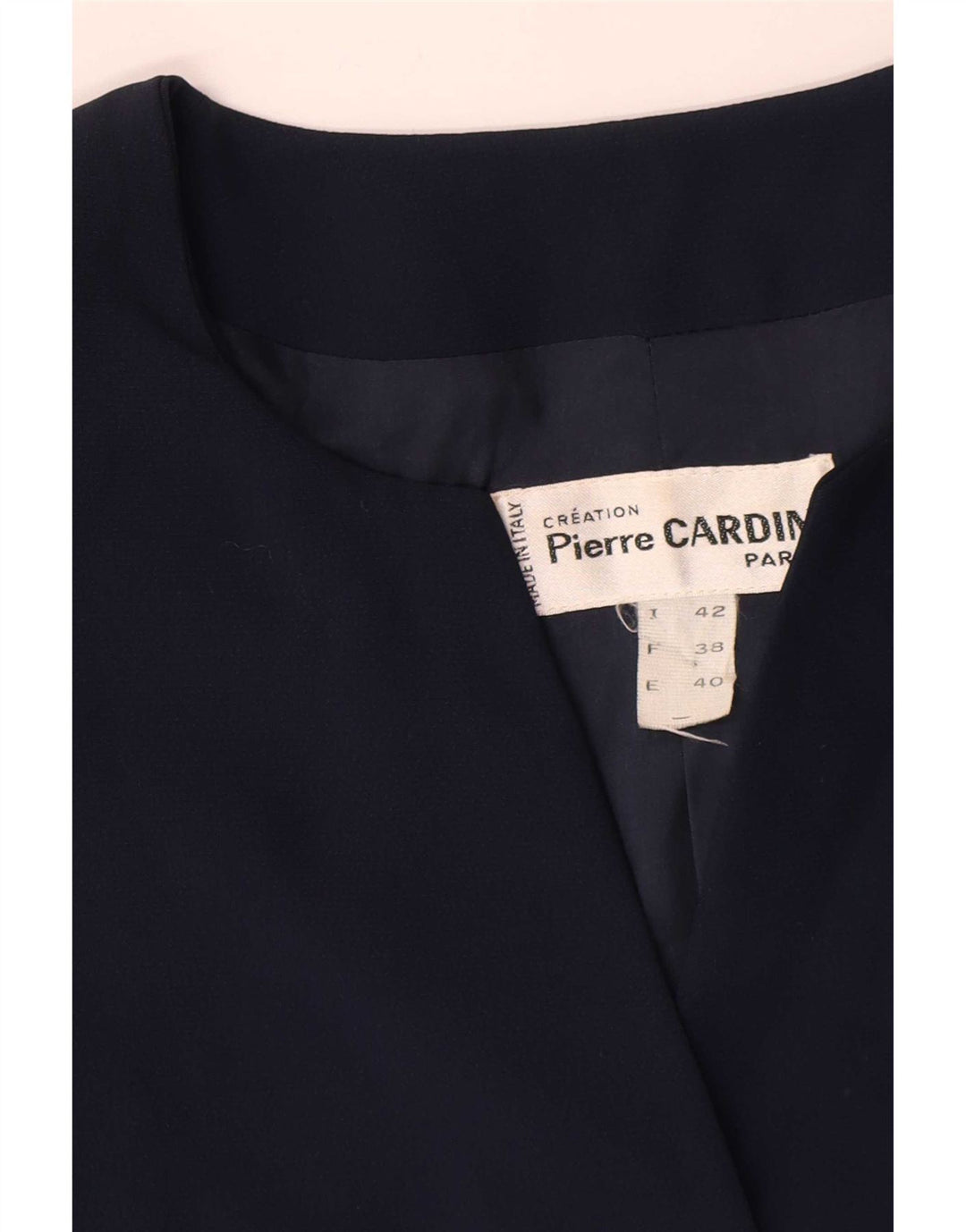 Damska marynarka Pierre Cardin zapinana na 3 guziki IT 42, średni granat
