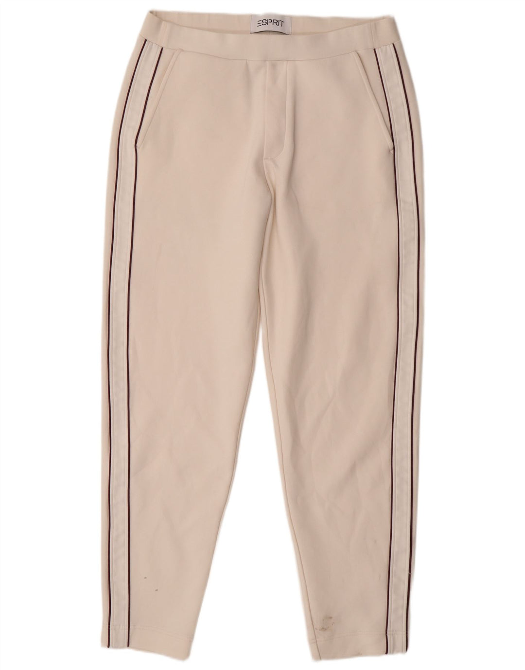 Spodnie damskie Esprit Slim Chino, duże W32 L29, biała bawełna