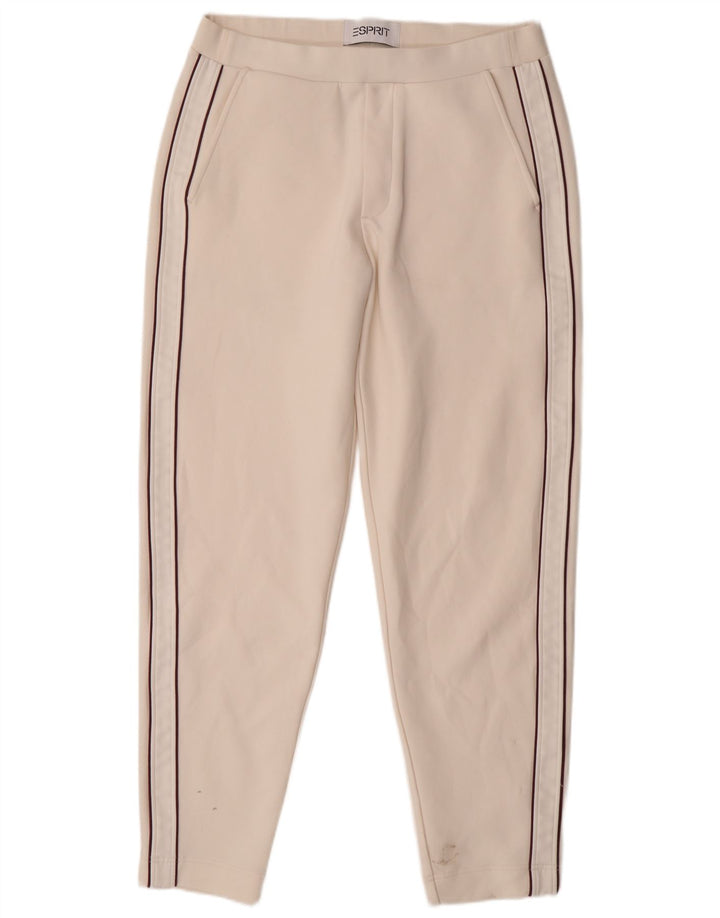 Spodnie damskie Esprit Slim Chino, duże W32 L29, biała bawełna